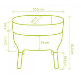 Plastia Urbalive low cultivation container grey