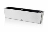 Self-watering planter Supreme, length 75cm ice-cold white