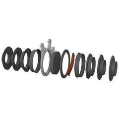 Secret Jardin Connector 160 mm for Ducting Flanges 25 mm (Dark Room)
