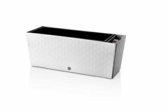 Selbstbewässernder Blumentopf Supreme, Länge 50cm Eiskaltweiß