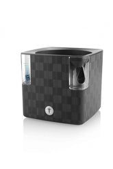 Plastkon Cobble smart planter anthracite, 15x15x14 cm