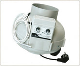 Prima Klima Rohrventilator PK100-TC 100 mm - 280 m3/Std, Temperatur geregelt