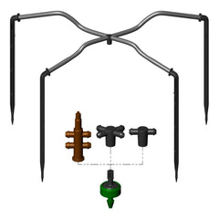 Netafim Set PCJ LNCL dripper 3 l/h, 70cm hose + needle