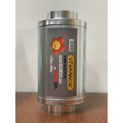VF Silver silencer 40 cm / diameter 20 cm / flange 125 mm