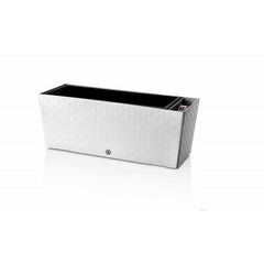 Selbstbewässernder Blumentopf Supreme, Länge 50cm Eiskaltweiß