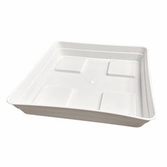 Topfschale 27x27 cm geeignet für 11 l und 20 l Töpfe weiß