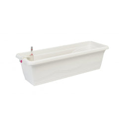 Self-watering flowerpot Extra Line SMART, length 60cm white