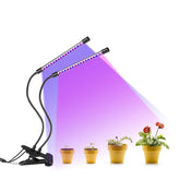 LED lighting with clip, 2 adjustable strips