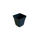 Plastic flowerpot, square 13x13x13 cm - 1.55 l