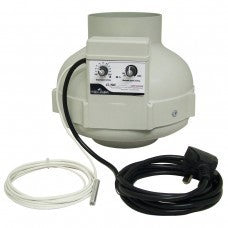 Prima Klima tube fan PK150-TC 150 mm - 760 m3/h, temperature controlled