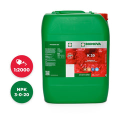 BioNova K 20 (potassium) 20 l - (multilingual label incl. DE)