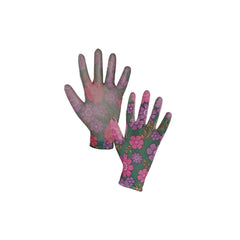 Gardening Gloves PU dipped - floral pattern