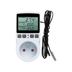 Plug-in thermostat with timer and external sensor KT3100