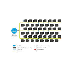 Autopot 1Pot, 48 pots WITHOUT TANK (Aquavalve5)