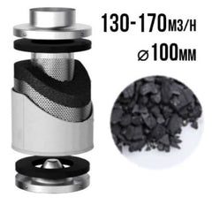VF PRO-ECO activated carbon filter 130-170 m3/h, 100 mm