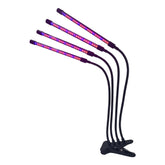 LED lighting with clip, 4 adjustable strips