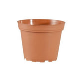 Flowerpot round, diameter 12cm, height 9cm, volume 0.7L - soft plastic 1 piece