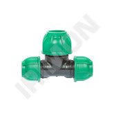 Reduzierte PE Klemmkupplung Typ T, 20x25x20 mm