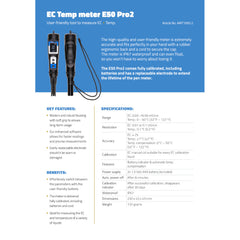 Aqua Master Tools EC meter E50 PRO (EC, Temp)