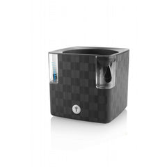 Plastkon Cobble smart planter anthracite, 15x15x14 cm