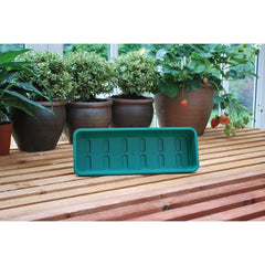 Garland plastic tray Narrow Tray Green, 37.5x13.5x6 cm