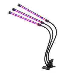 LED lighting with clip, 3 adjustable strips
