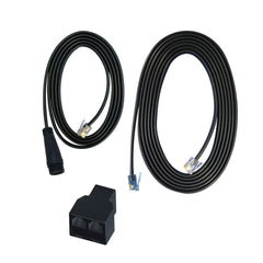 Trolmaster RJ12 to waterproof threaded plug converter cable (ECS-3)