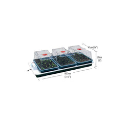 Garland Greenhouse Big 3 Automatic, hard plastic, heated with thermostat, 80.5x41x20 cm