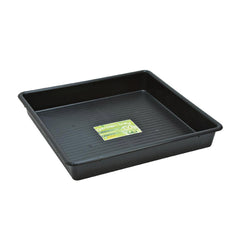 Garland plastic tray Square Tray Black 60x60x12 cm