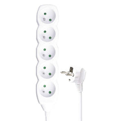 Extension cable for 5 sockets, 3 m, 3x1.5 mm