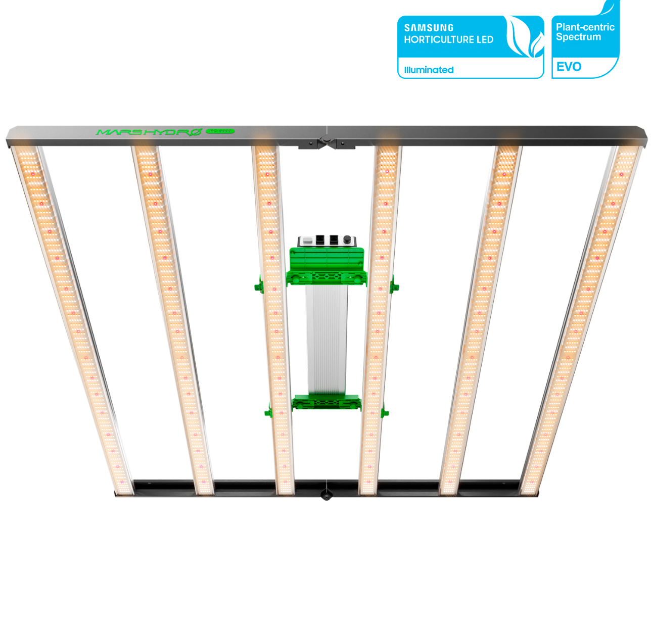 2024 NEUE Mars Hydro FC8000-EVO Samsung LM301H EVO 800W CO2 Kommerzielle LED Pflanzenlampe für 150x150cm Grow-Zelt