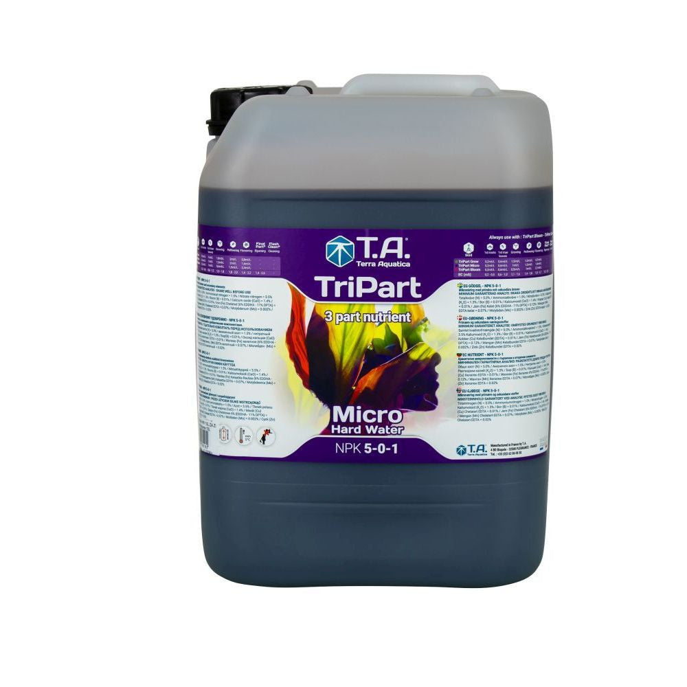 Terra Aquatica TriPart Micro HW 10 l - (multilingual label incl. DE)