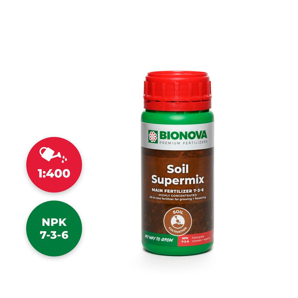 BioNova Boden Supermix 250 ml - (mehrsprachiges Etikett inkl. DE)