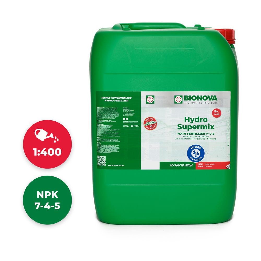 BioNova Hydro Supermix 20 l - (mehrsprachiges Etikett inkl. DE)