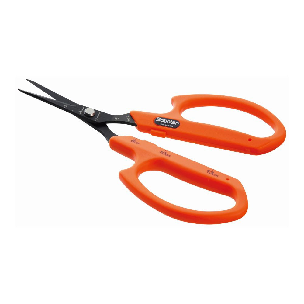 Saboten Grape shears angled blades, curved garden shears