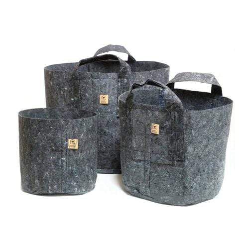 Root Pouch Grey Textil Blumentopf 29x36 cm - 22 l