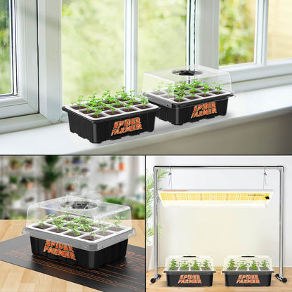 4 Pack Spider Farmer® Seed Starter Trays Germination Tra