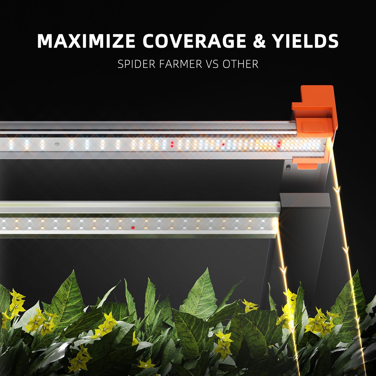 2024 Spider Farmer® G 1000W LED Grow Light Dimmable Full Spectrum Pflanzenlampe