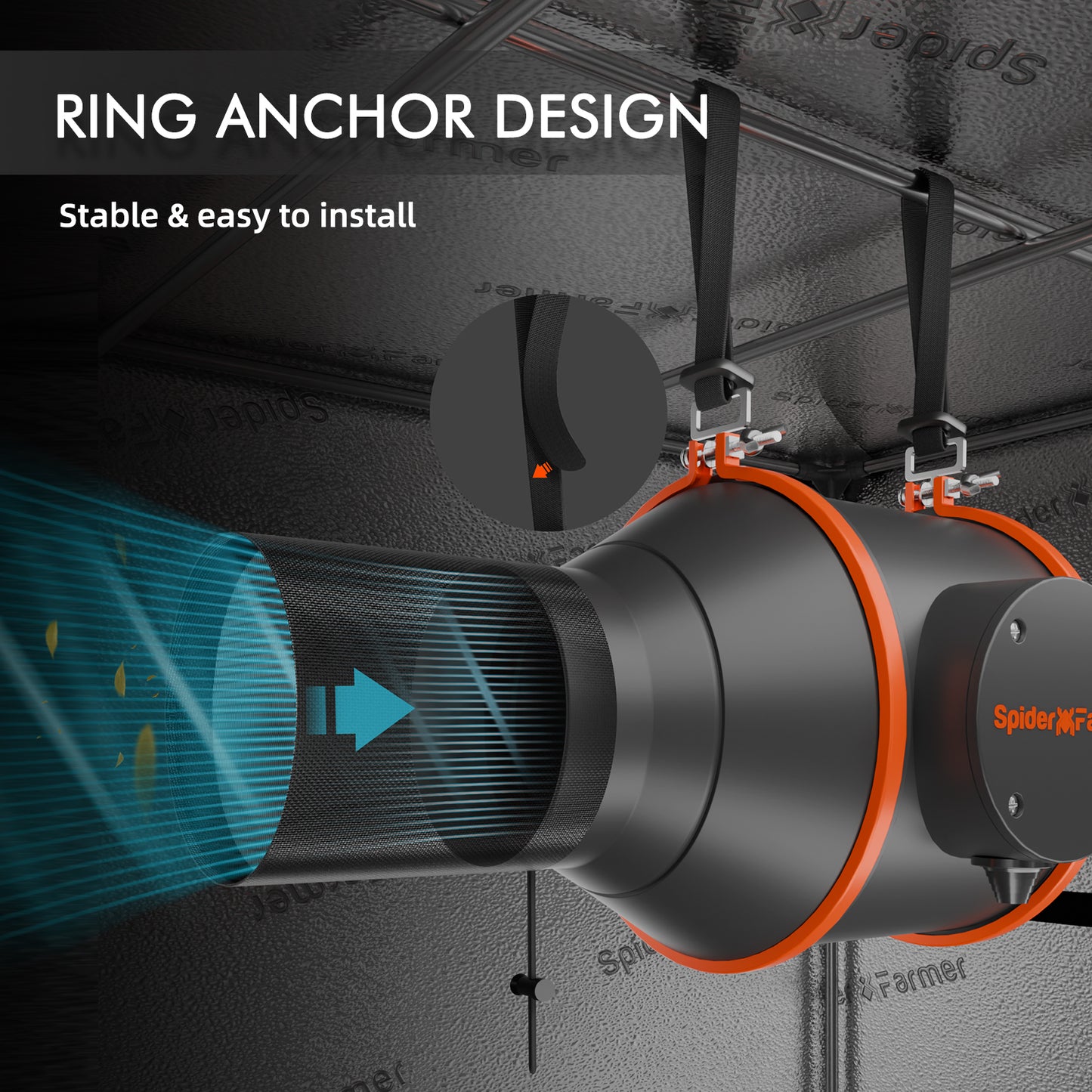 2024 Upgrade Spider Farmer® 120x60x180cm Complete Grow Tent Kit丨SF2000 301H EVO Full Spectrum LED Grow Light丨6” Clip Fan丨4” Ventilation System with Speed Controller