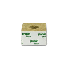 Grodan 100x100x65 mm, Anzuchtwürfel mit kleinem Loch 42x40 mm, BOX 216 Stück
