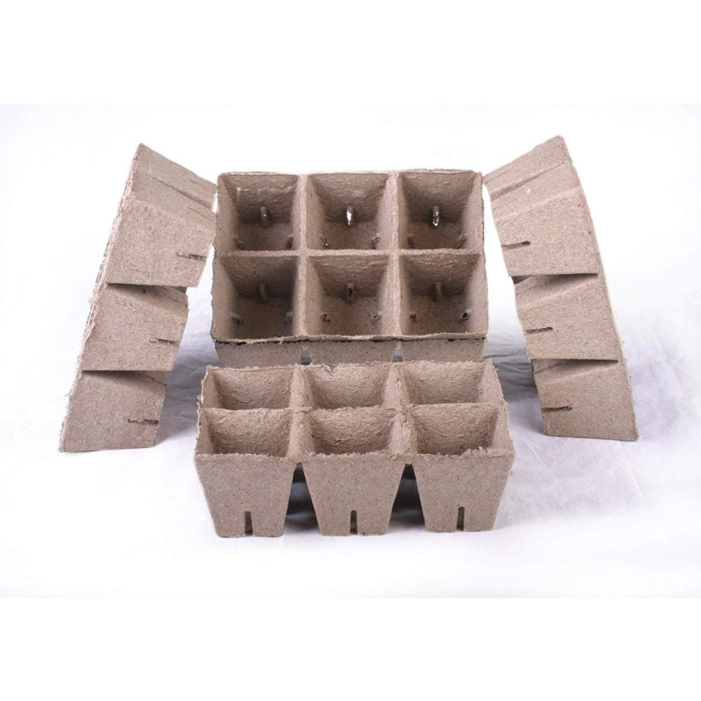 Jiffy flowerpot square 8x8x8 cm, 6 pieces