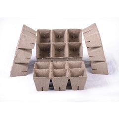 Jiffy flowerpot square 8x8x8 cm, 6 pieces