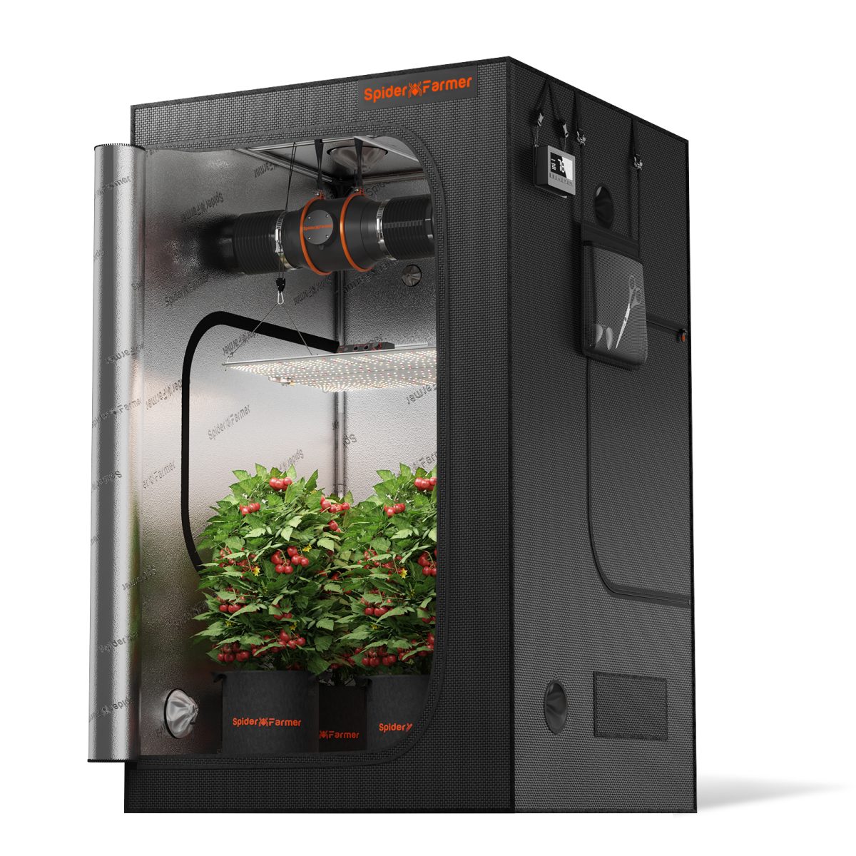 Spider Farmer 120x120x200cm Indoor Grow Tent 1680D High Reflective Grow Box