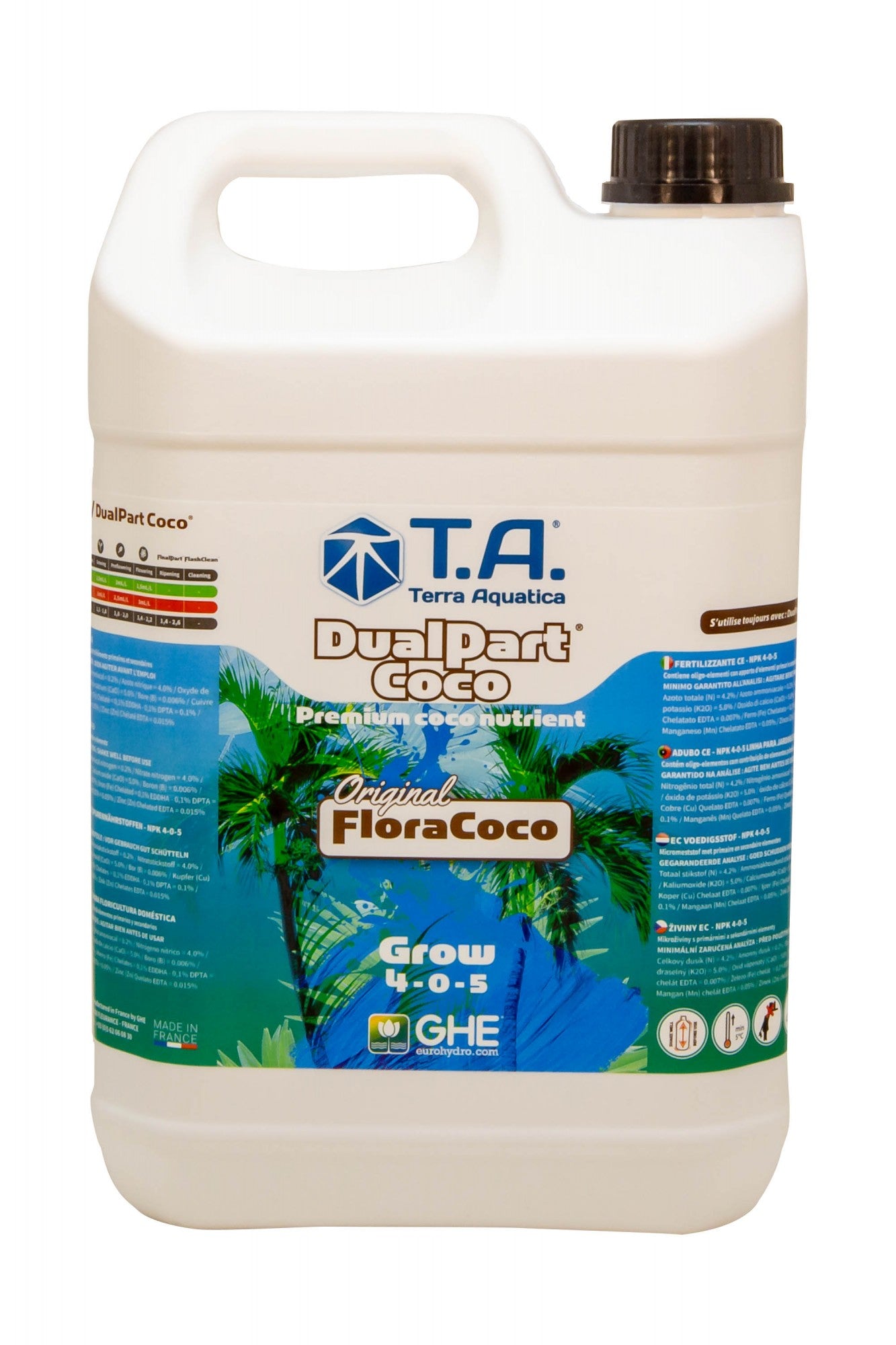 Terra Aquatica DualPart Coco Grow 5 l - (mehrsprachiges Etikett inkl. DE)