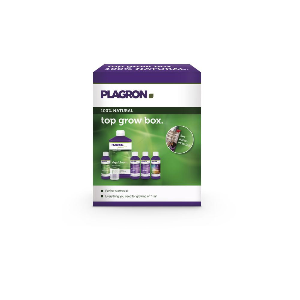 Plagron Top Grow Box 100% Natural, Fertilizer Kit - (multilingual label incl. DE)