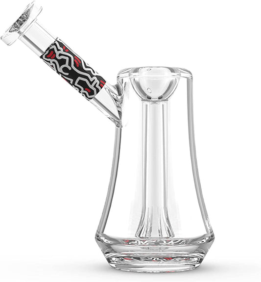 Glasbong Keith Haring Bubbler mit Perkolator