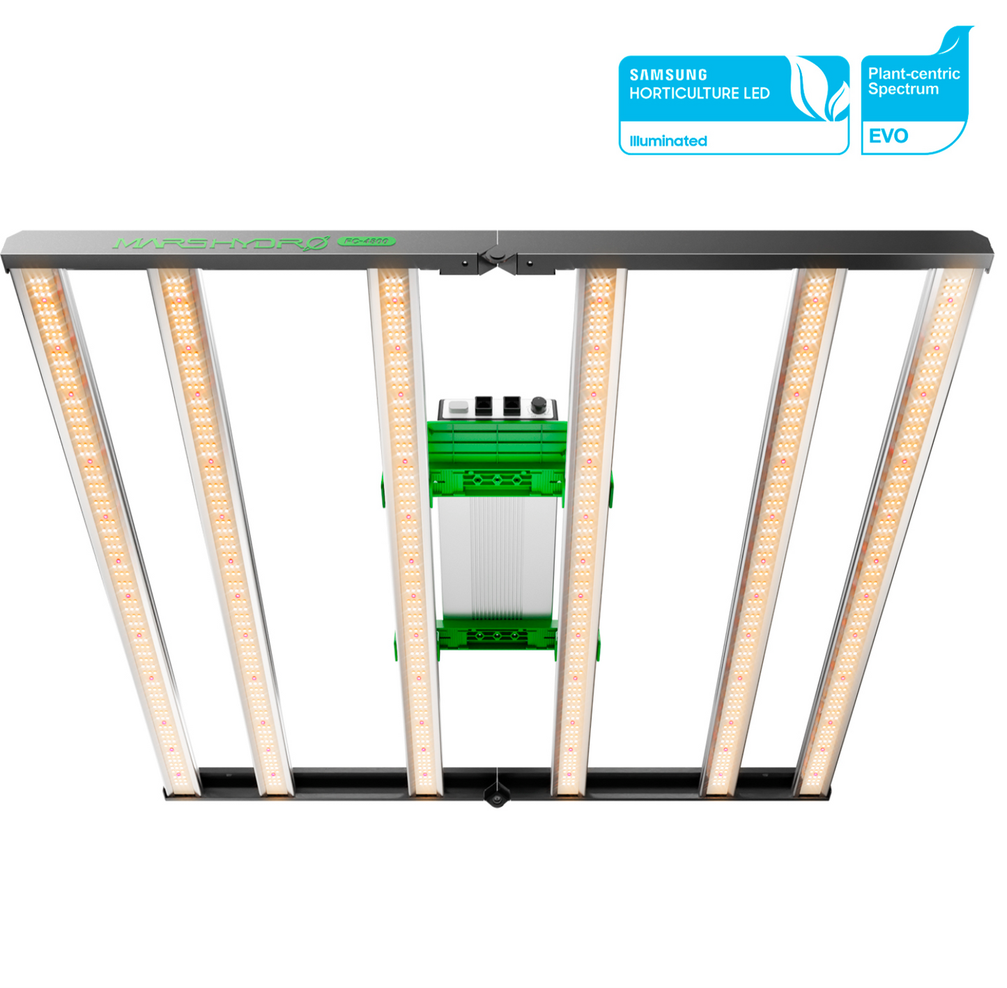 2024 NEU Mars Hydro FC 4800-EVO Samsung EVO LED Pflanzenlampe – Beste Ausbeute 480W Lampe für 120x120cm Grow-Zelt