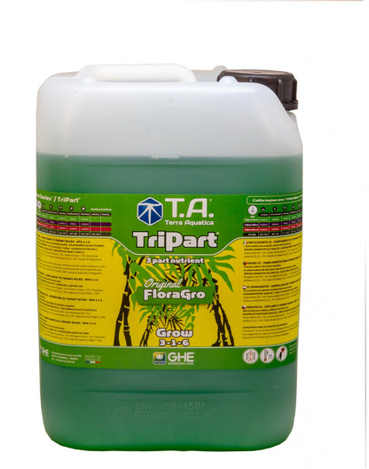 Terra Aquatica TriPart Grow 10 l - (mehrsprachiges Etikett inkl. DE)