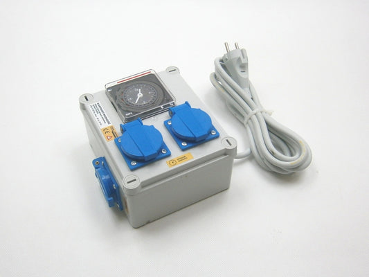 Malapa distribution board 2+1 (230V) controlled by KL00 timer