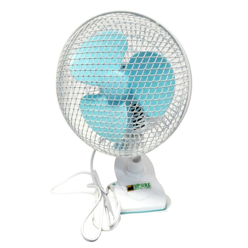 Pure Factory Clip Fan 20W, two-stage oscillating fan, 18 cm diameter